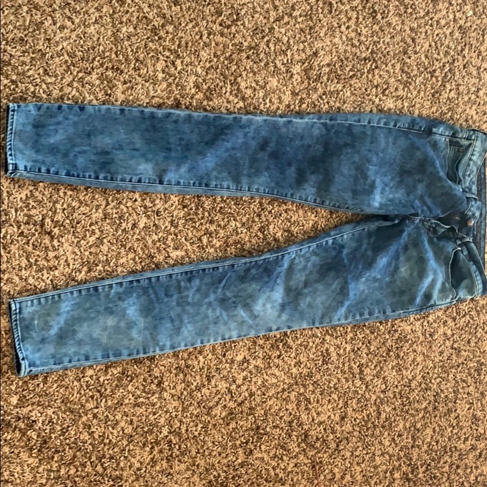 Denim skinny jeans